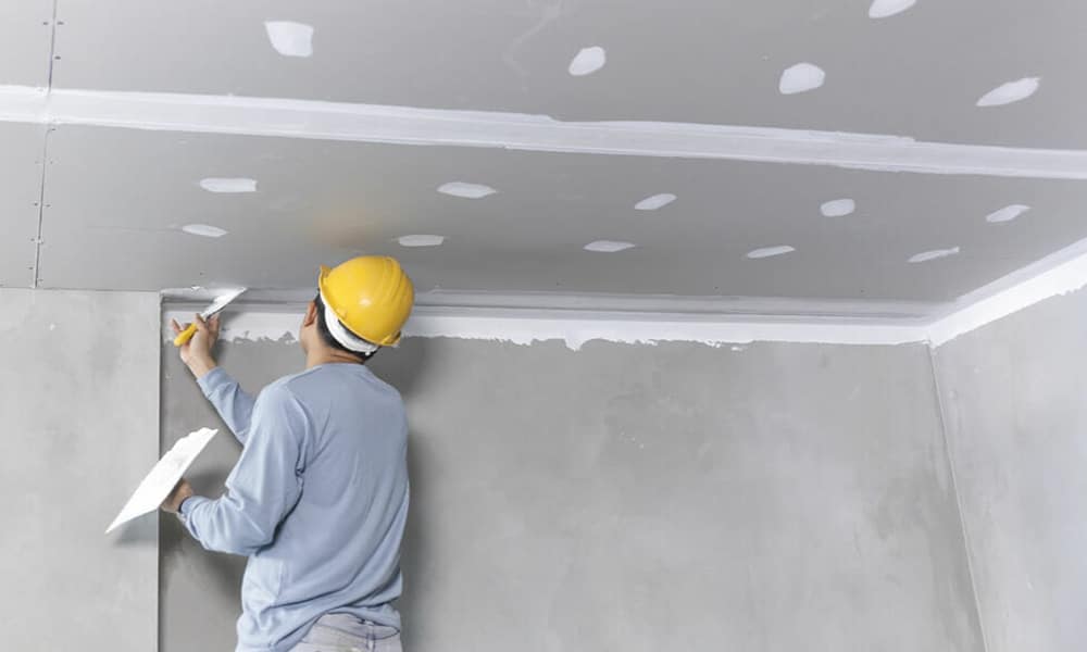 Erzene alçı sıva uygulaması